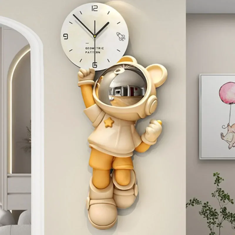 Бесшумные настенные часы Мультяшные Креативные украшения комнаты товары в