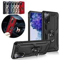 phone case for samsung galaxy s20 s21 s22 plus ultra a12 a11 a02s a20s a21 shockproof magnetic ring bracket stand armor cover