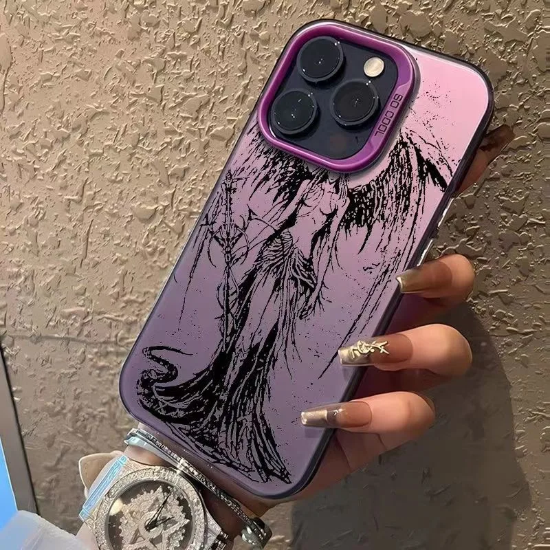 Ретро панк Ангел крутой Забавный для Samsung A73 A72 A55 A54 A53 A35 A34 A33 A32 A30 A24 A23 A22 A14 A05 4G 5G