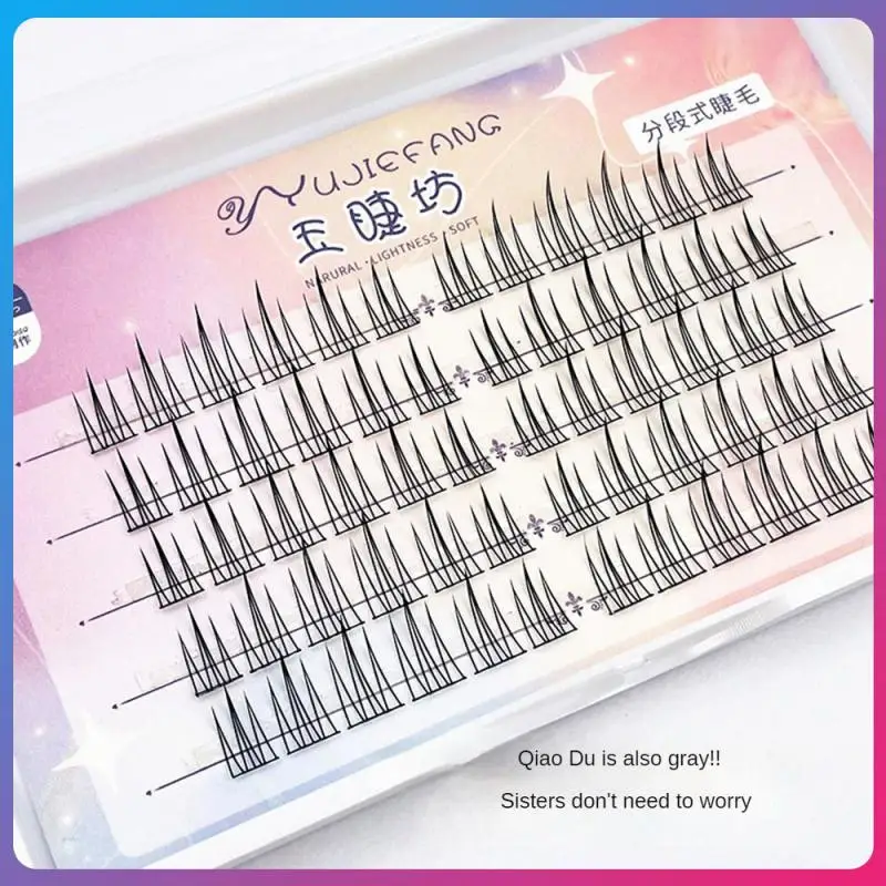 

Натуральные завитки без жесткости одиночные Кластерные ресницы легко чистить натуральные подходят Накладные ресницы с естественным изгиб...