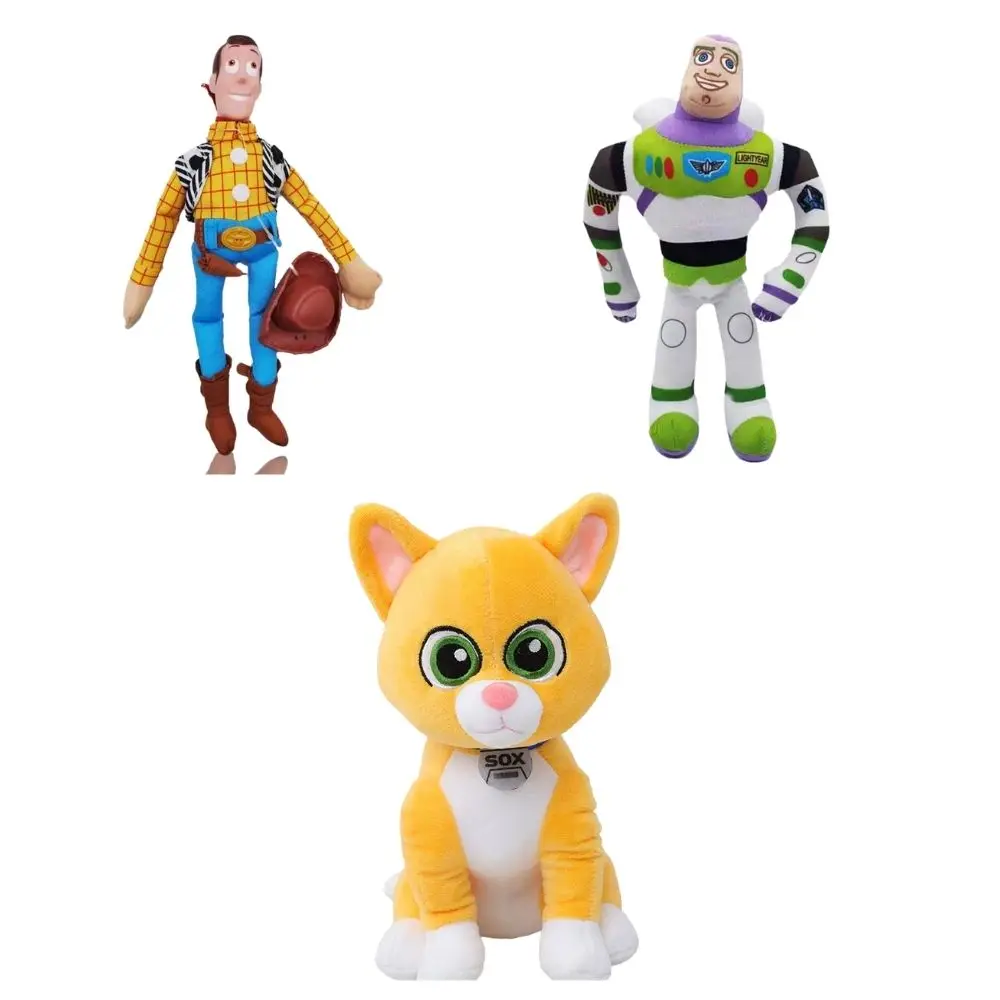 

Lightyear Movie Peripherals Sox Cat Animal Stuffed Plush Toys Buzz Lightyear Woody Tracy Doll Cute Mechanical Puppy Plush Toys