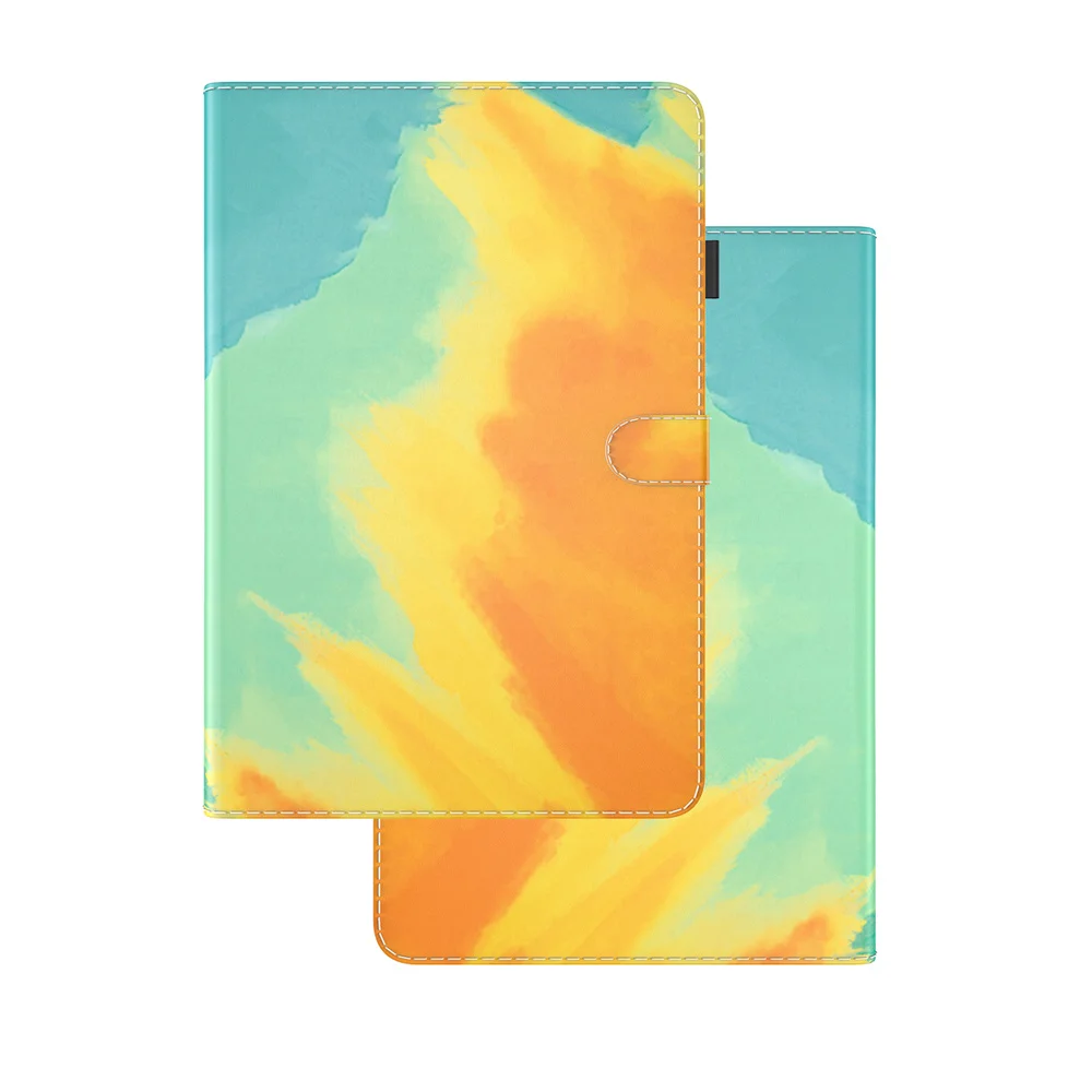 

Case For Huawei MatePad Pro 10.8 2019 MRX-W09 W19 AL09 AL19 Cover For MatePad Pro 10.8 5G 2021 Watercolor Leather Wallet