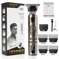 usb rechargeable powerful hair clipper beard hairdresser razor barbershop cordless hair trimmer clippers beard trimmer for men