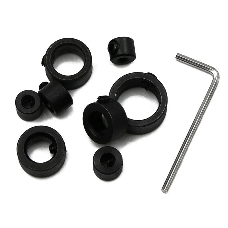 

Carbon Steel Depth Stop Collars Ring Positioner Drill Limiter Locator 3-16mm Dropship