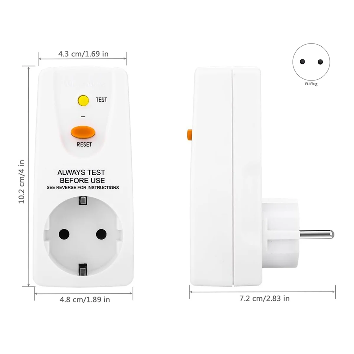 16A Gfci вилка для защиты от утечки Rcd розетка домашний автоматический выключатель