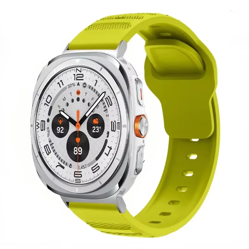 Ремешок силиконовый для Samsung Galaxy Watch Ultra 47 мм сменный спортивный браслет аксессуар