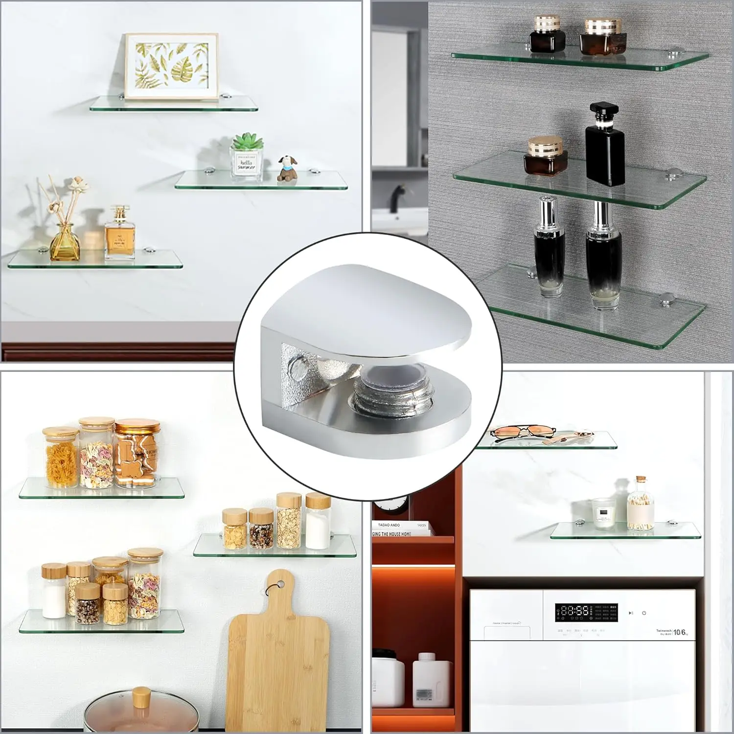 1 шт. глянцевый кронштейн для подноса 5-12 мм