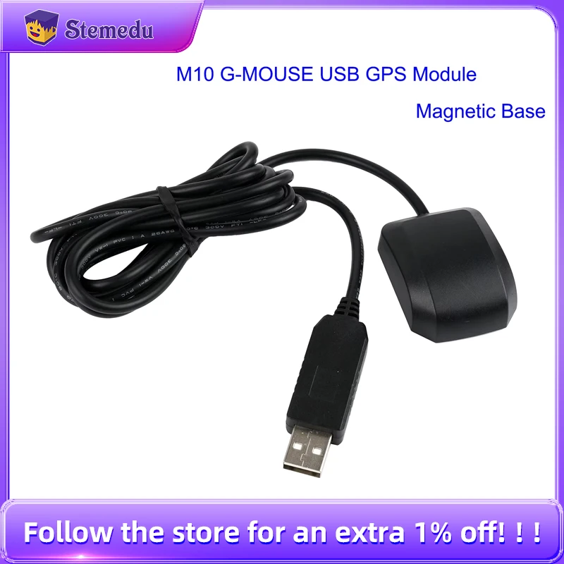 

M10 G-MOUSE GPS-модуль Flash CH340 USB-TTL GPS + Beidou +Galileo + QZSS Модуль позиционирования для автомобиля, лодки, ноутбука, навигации M10