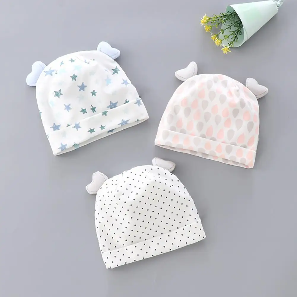 

Infant Hat No Brim Cotton Windproof Baby Beanie Cap Baby Beanie for Daily Wear