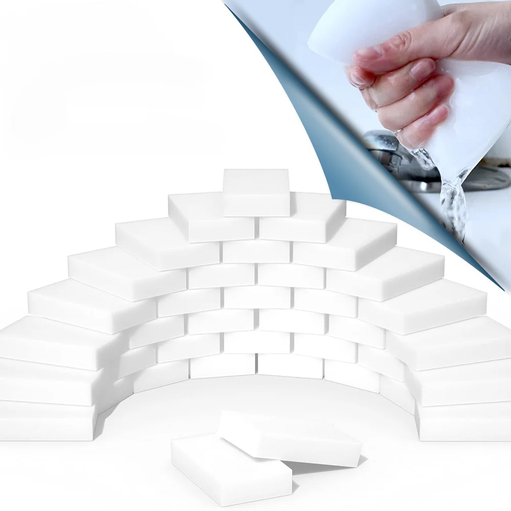 

Magic Sponge Tableware Reusable Washable Melamine Sponges 10Pcs Magic Cleaning Sponge Kitchen Nano Eponge Dishwashing
