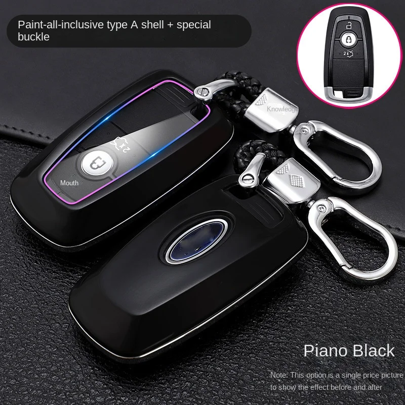 

ABS Car Remote Smart Key Fob Cover For Ford Fusion Mustang Edge Ecosport Explorer F150 F250 2017 2018 2019 Car Key Covers