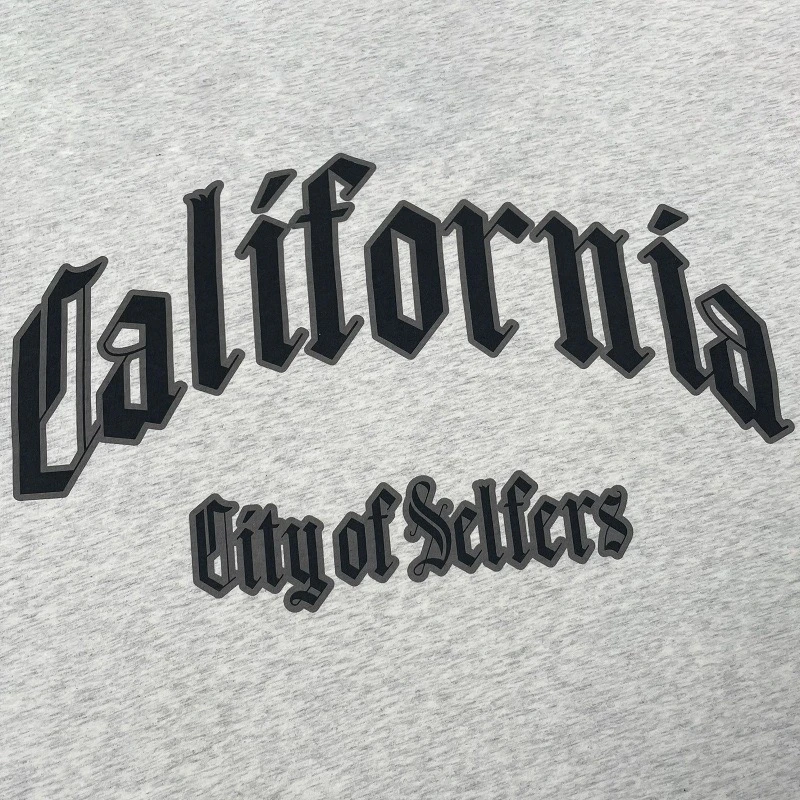 Футболка ASKYURSELF с надписью Калифорния для мужчин и женщин Свободный Топ коротким