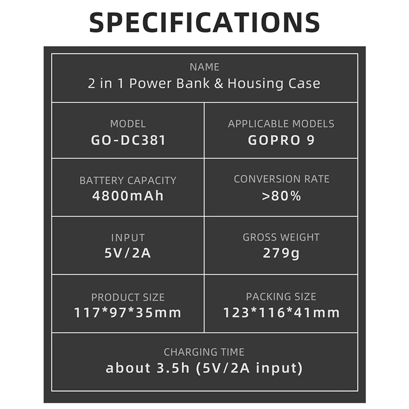 Съемная крышка для аккумулятора HTHL на 4800 мА · ч |