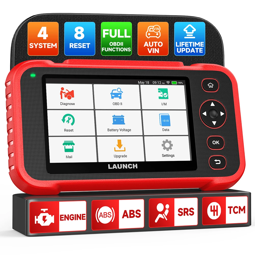 Автомобильный сканер LAUNCH X431 CRP129i OBD2, диагностический инструмент для сброса давления в автомобильной подушке, SAS EPB BMS DPF TPMS, EOBD OBD 2