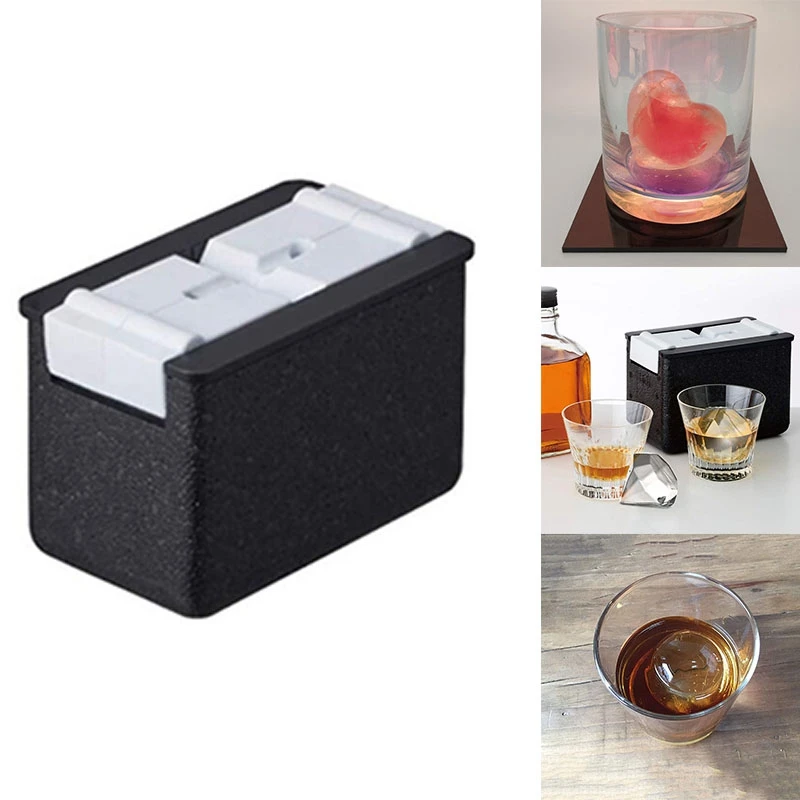 

Crystal Clear Ice Ball Mould Maker(Bubble-Free, 2-Cavity 2.35Inch)