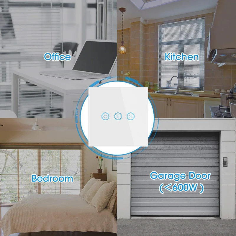 Шторы Tuya Smart Life с Wi-Fi переключатель для штор роликовым затвором двигатель дома