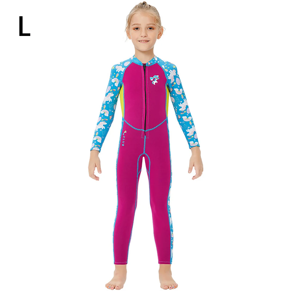 

2 5MM Kids Wetsuit Wetsuits Long Sleeve One-pieces Keep Warm Surf Suit
