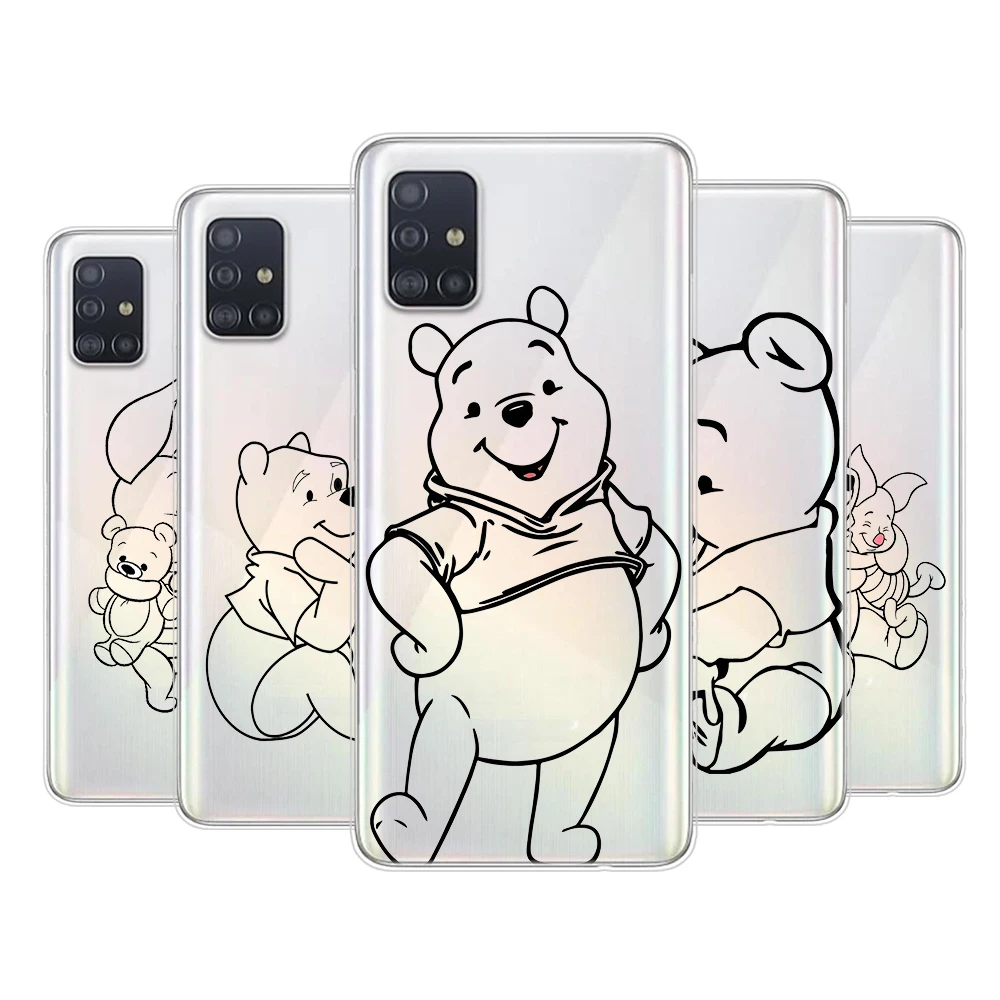 

Winnie The Pooh Line For Samsung Galaxy A11 A12 A13 A22 A21S A31 A41 A42 A51 A71 A32 A52 A72 A02S A03S A52S Phone Case