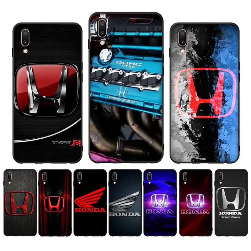 

Lxury Car Logo H-Honda Phone Case Case For Oppo Reno Realme C3 6Pro Cover For vivo Y91C Y17 Y19