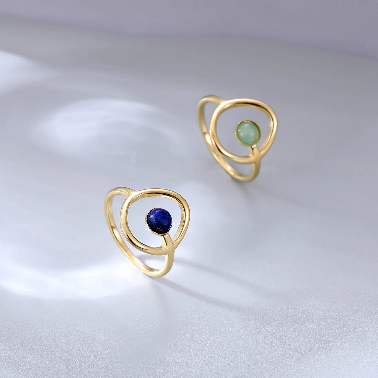 Новинка красивые модные женские кольца SOMMAR золотого цвета кольцо с 2023 зеленым