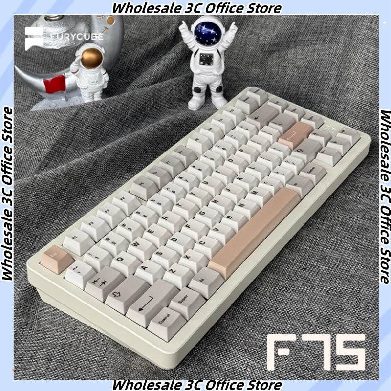 Механическая клавиатура FURYCUBE CNCF75 81 клавиши 3 режима алюминиевая индивидуальная