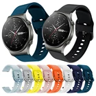 Ремешок силиконовый для Huawei Watch Gt2 Pro, сменный Браслет для Huawei Watch Gt2 Pro с цветной пряжкой, мужской и женский браслет, 22 мм 20 мм