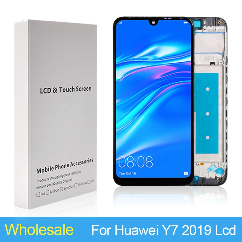 

6.26 Inch Y7 Pro 2019 Display For Huawei Y7 2019 Lcd Touch Screen Digitizer Y7 Prime 2019 Assembly Wholesale Free Ship