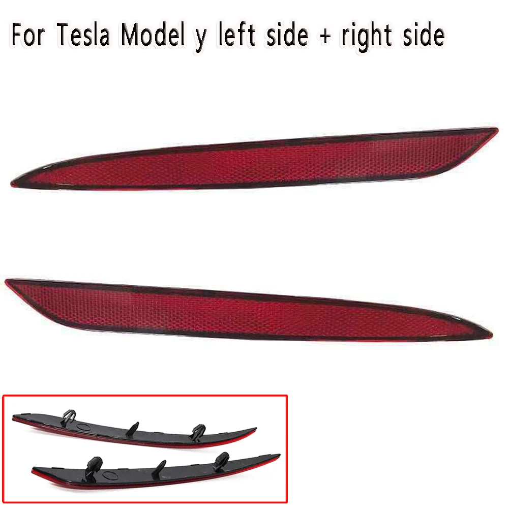 

Tail Rear Bumper Reflector Side Right Side Adaptor Red Fit For Tesla Model Y Hot Sale Car Tail Rear Bumper Repalcement Parts