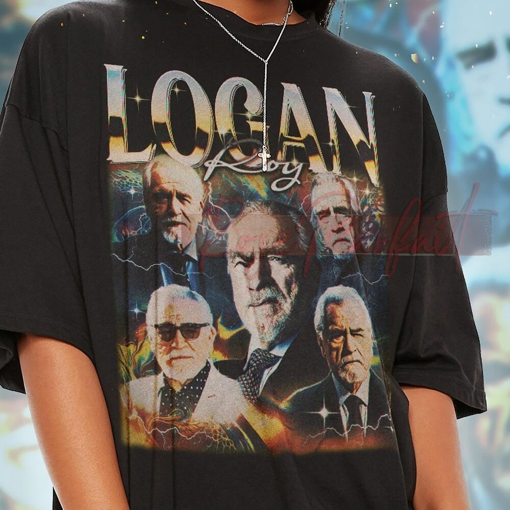 Футболка LOGAN ROY - Logan Roy Fans Shirt Vintage Tees Ретро Рубашка с длинным рукавом Boot