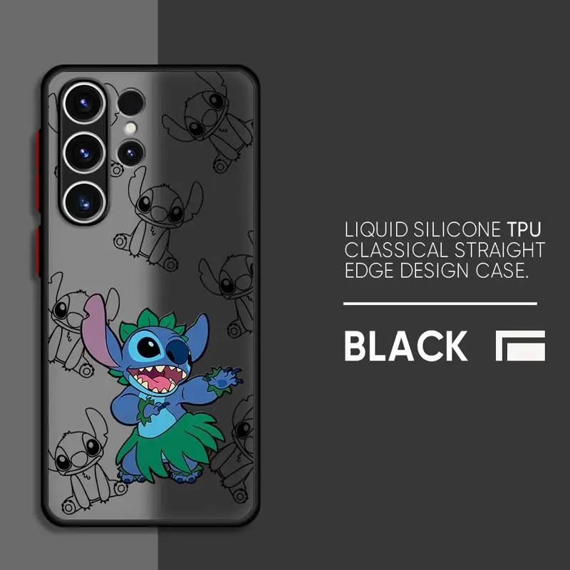 Чехол для телефона Samsung Galaxy S22 S24 ultra fe S10 20 S21 S23plus 10 Los ljub матовый фондс Disney Space 626 Lilo