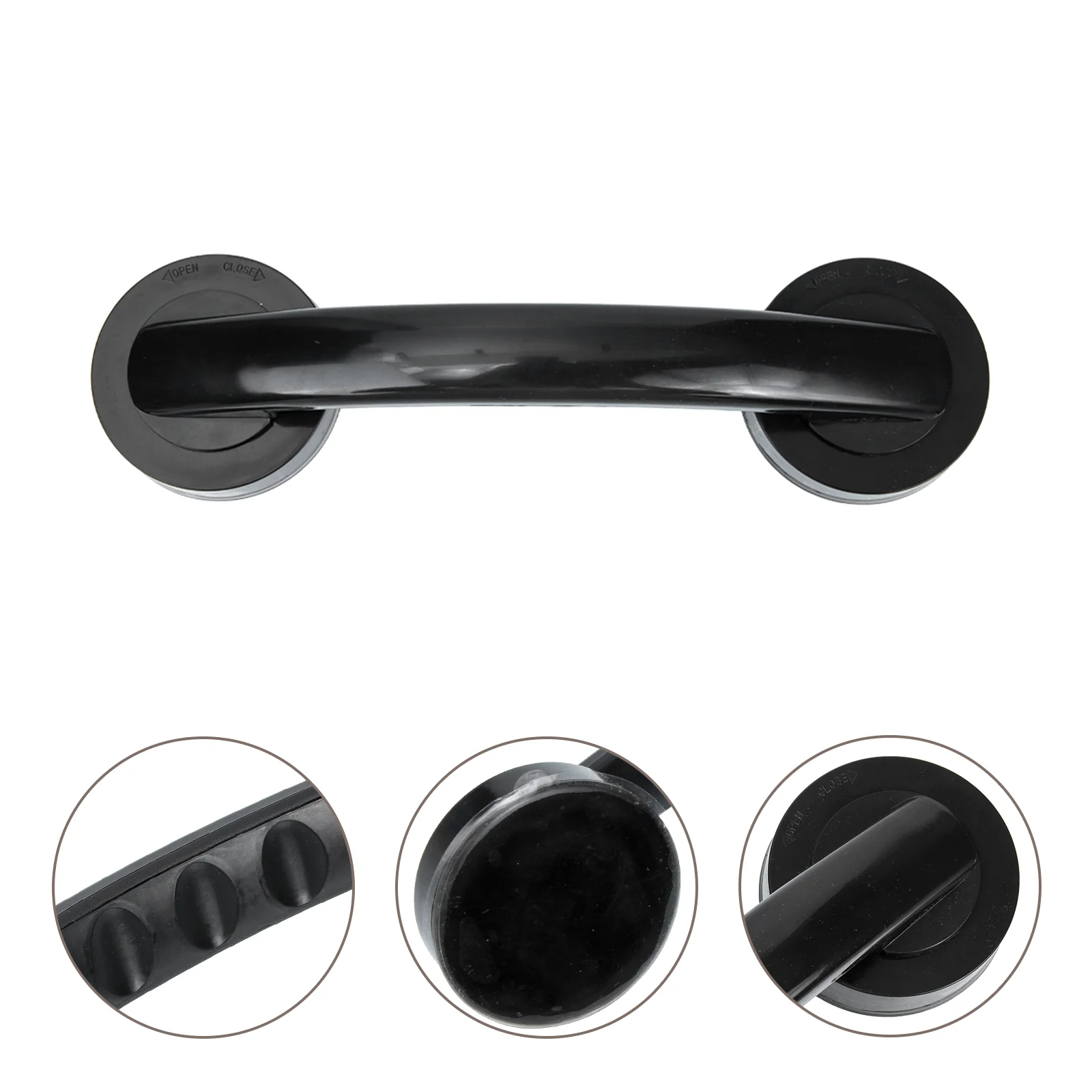 

Glass Door Handle Shower Grab Bars Premium No Drilling Adhesive Balance Assist High Composite Material Punch Free Bath Elderly