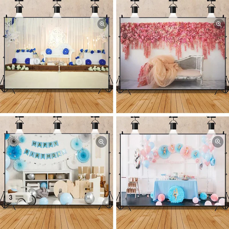 

Vinyl Valentine's Day Photography Backdrops Props Wall Baby Newborn Wediding Theme Photographic Background TNN-07