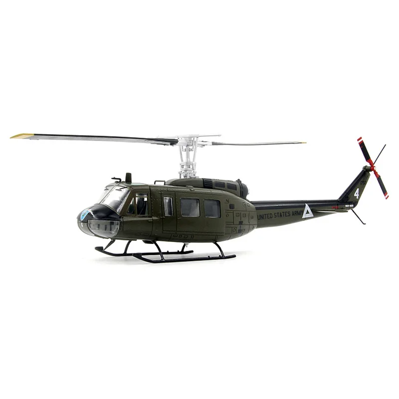 1/48 Scale AF1 US Army UH-1H Huey General Service Helicopter 17501 Alloy Die Cast Militarized Combat Aircraft Model Toy Gifts