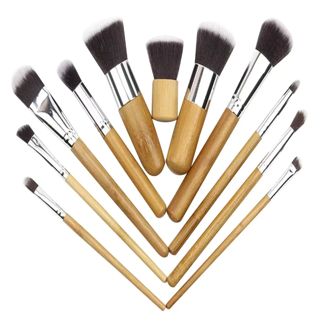 

NEW2023 Handle Drawing Set Bag 11 Bamboo Cloth Cosmetic Rope Bamboo Linen Brushes Ha Brush