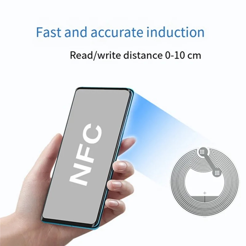 B27B 100 шт. NFC Ntag213 наклейка-этикетка 13,56 МГц ISO14443A NTAG 213 наклейка универсальная этикетка для всех телефонов с поддержкой NFC (art.: 3920d042b494e) - 3920d042b494e