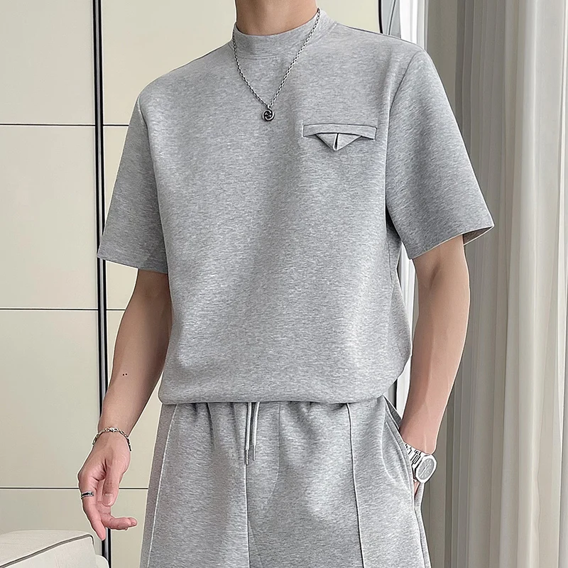 

Мужская футболка с коротким рукавом, с круглым вырезом