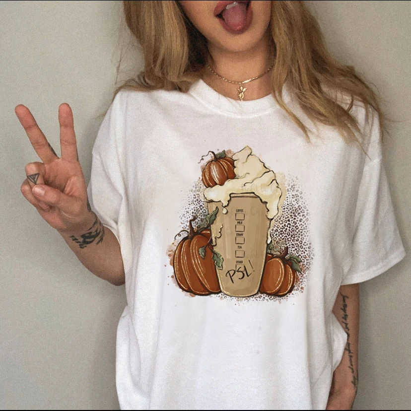 

Модная трендовая нишевая универсальная Повседневная Милая футболка с коротким рукавом Одежда женская футболка с принтом Женский Топ Модны...