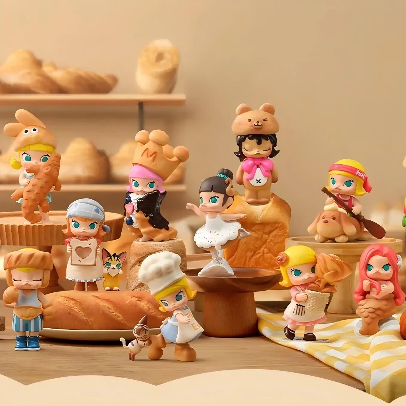 Фигурки серии Molly Carb-Lover слепая коробка фигурки героев загадочная милые игрушки