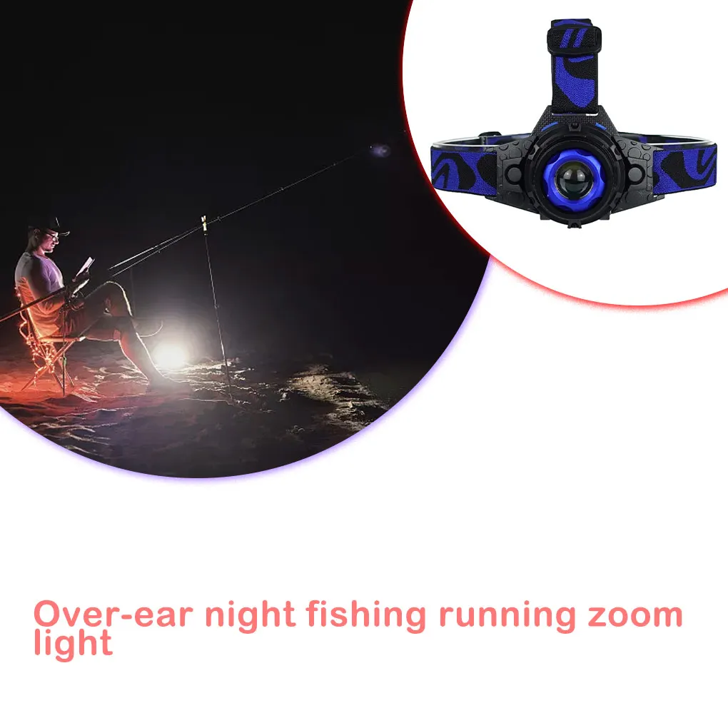 

Headlamp FlashlightPowerful Waterproof Headlight Battery Brightness