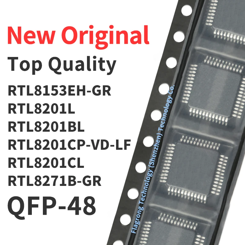 

10 PCS RTL8153EH-GR RTL8201L RTL8201BL RTL8201CP-VD-LF RTL8201CL RTL8271B-GR QFP-48 Chip IC New Original