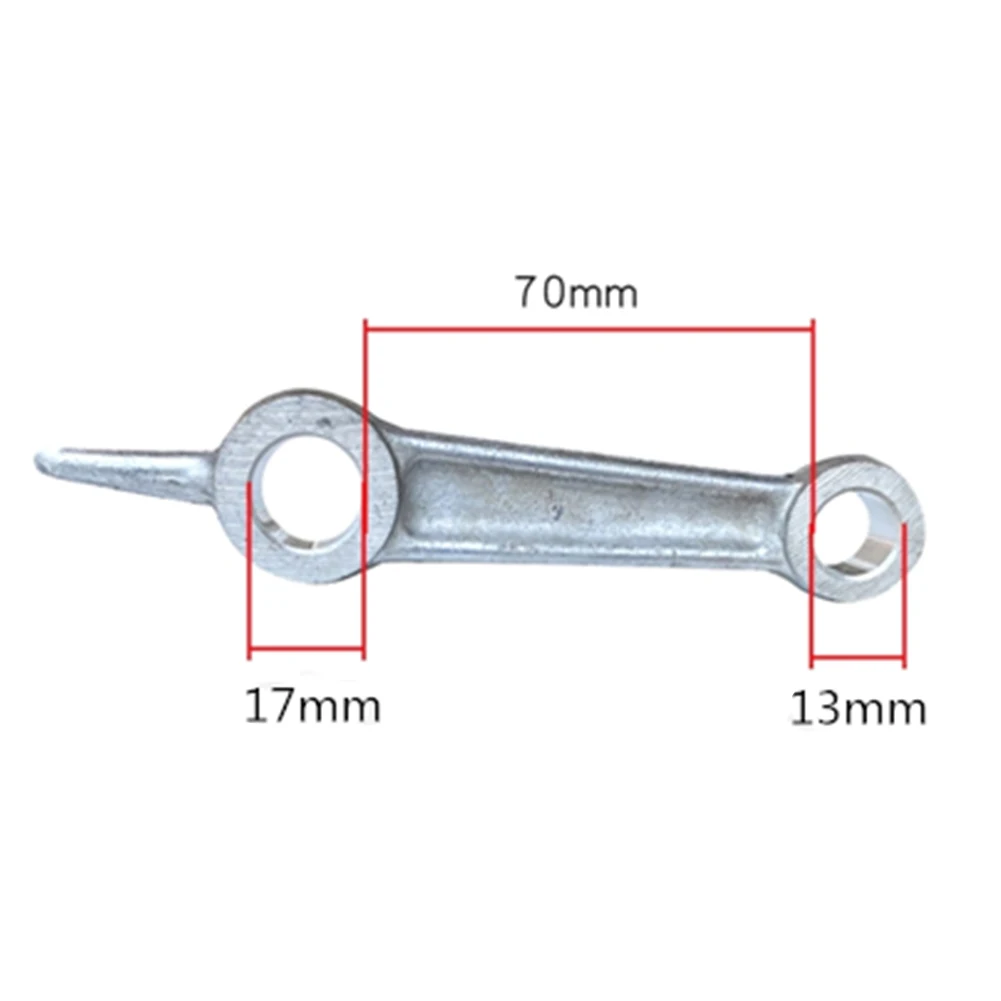 

1Pc Air Compressor Connecting Rod Silver Tone Aluminum Alloy Bore Air Compressor Connecting Link Rod For Air Compressor