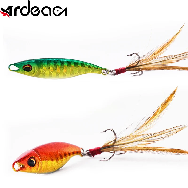 

ARDEA Micro Metal Jig Lures 15g Slow Sinking Spoon Spinner Long Casting Minnow Jigging Wobbler Bait Artificial Fishing Tackle