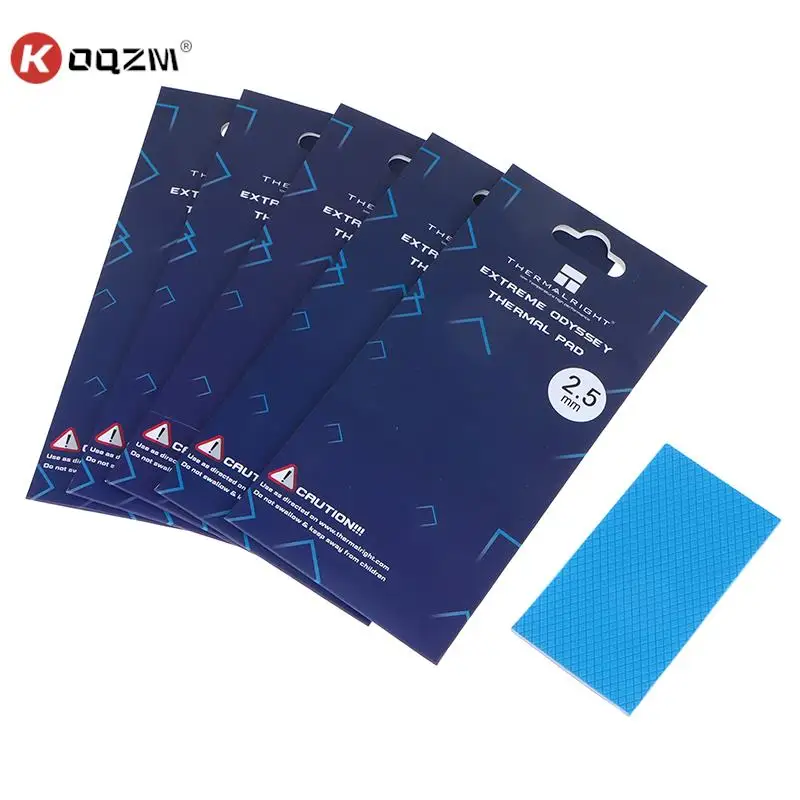 

1pc Thermalright ODYSSEY Thermal Pad,Non-Conductive GPU Card Water Cooling Thermal Mat 12.8W/mk 85x45 0.5/1.0/1.5/2.0/2.5/3.0mm