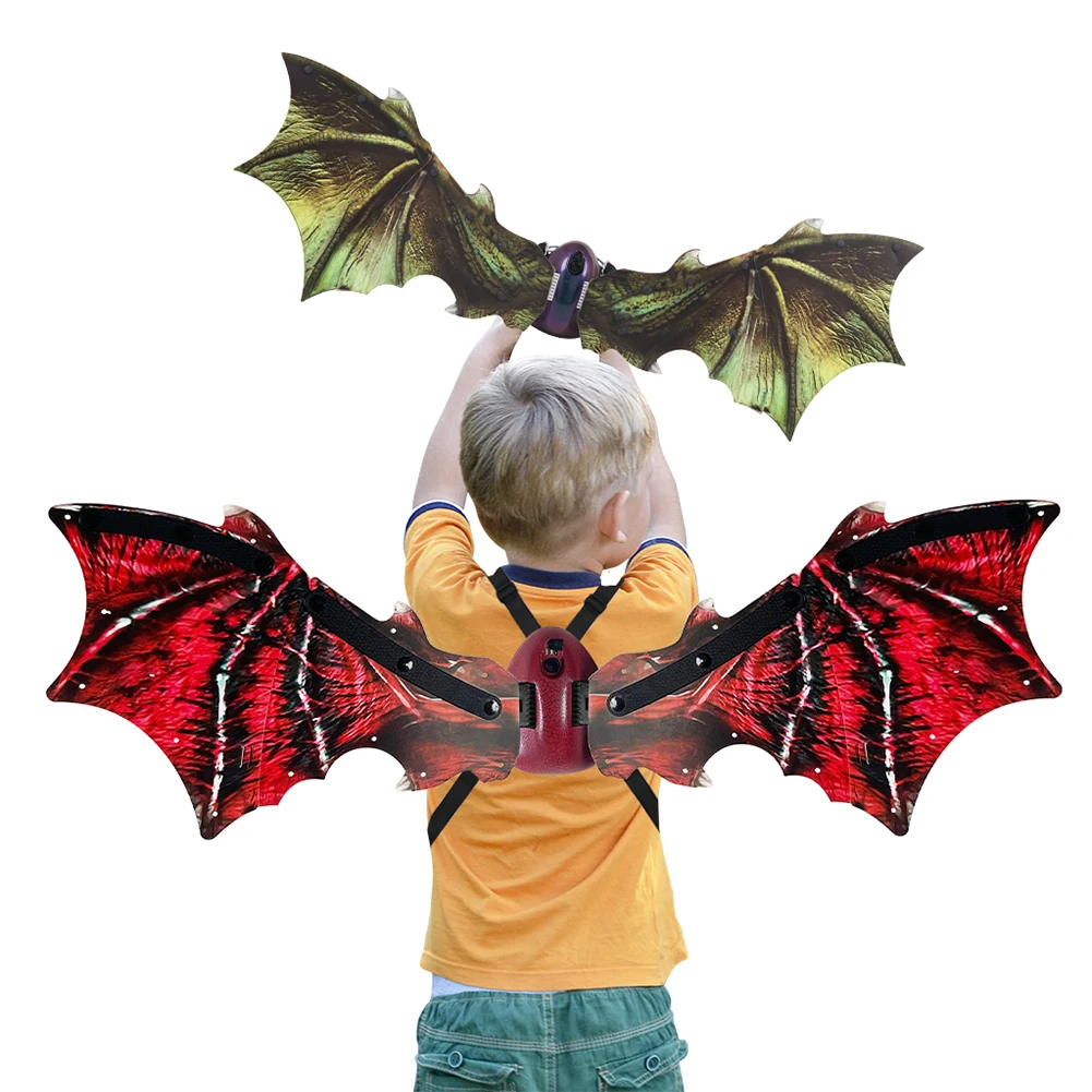 

Wings Backpack Creative Design Dress Up Wings 3 Modes Dinosaur Wings Toy 90min Working Time Best Gifts for Boys Girls