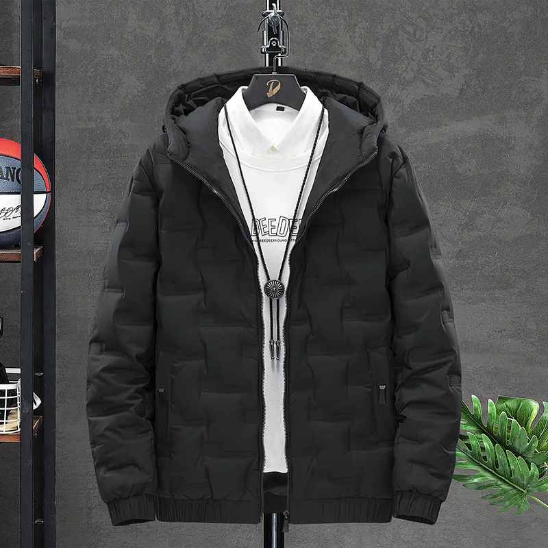 large down jacket men's white duck down 2022 new down cotton clothes fashion brand autumn and winter lightweight