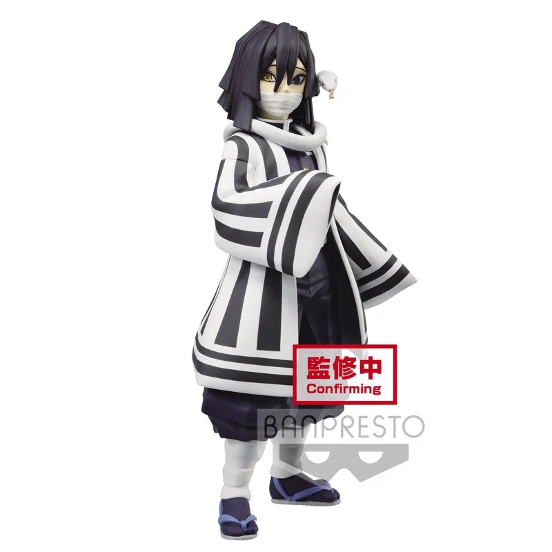 

Anime Genuine Demon Slayer Iguro Obanai Figurine Action Figures Kids Toys Doll Christmas Gift Collectible Model Ornaments