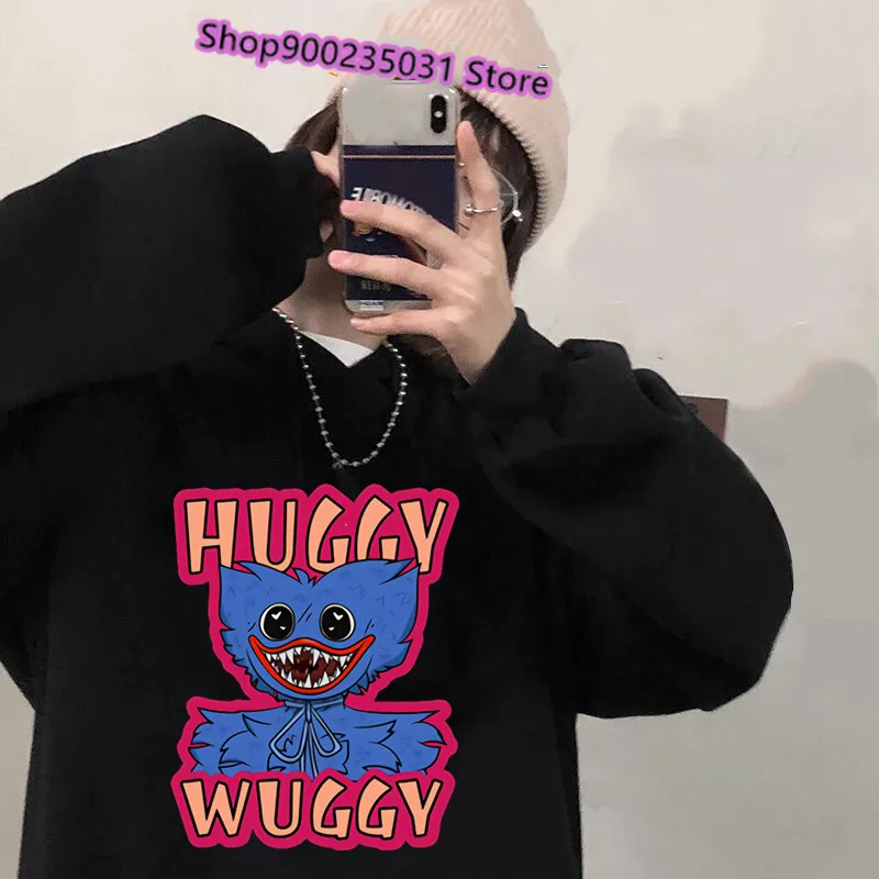 

Cartoon Huggy Wuggy Poppy Hoodie Anime Game Printed Winter Sweatshirt Women Tops Autumn Pullover Harajuku Sudaderas Clothes