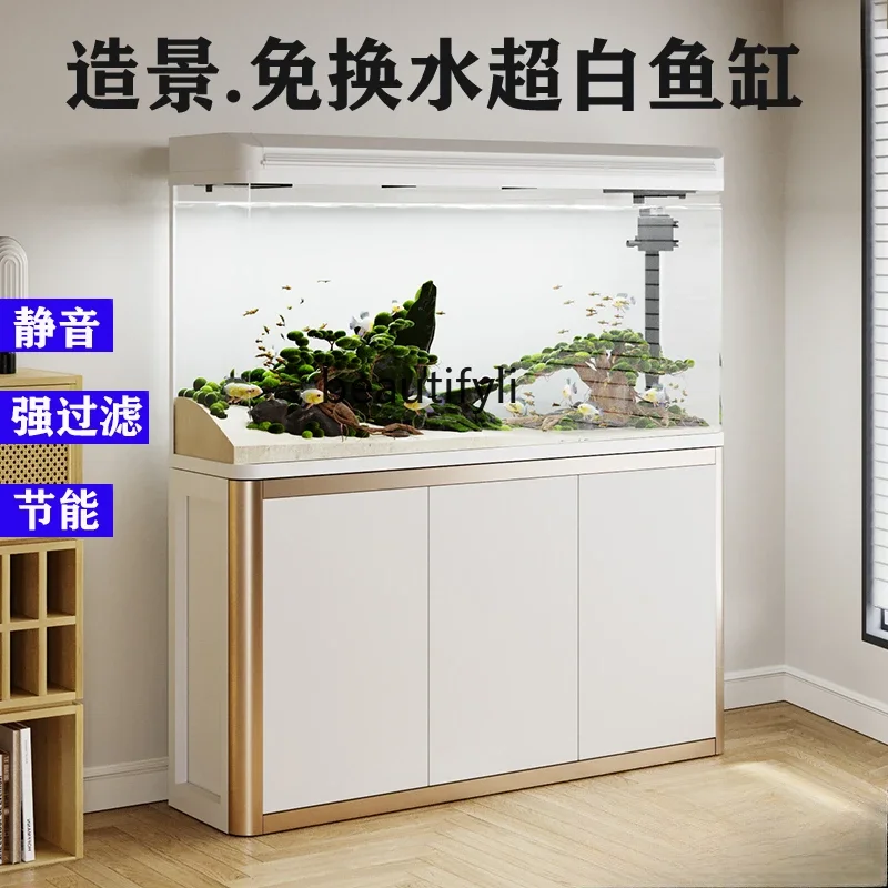 Аквариум большой гостиной бытовой ленивый экологический безводный стеклянный