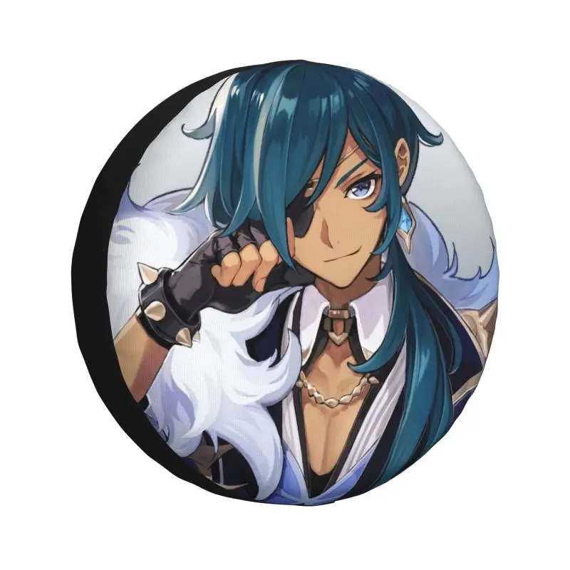 Пользовательский чехол для запасного колеса Kaeya Genshin Impact Toyota Land Cruiser Prado Jeep RV SUV 4WD 4x4