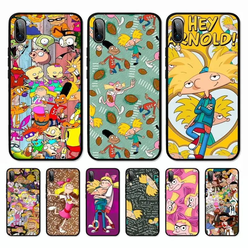 

Hey Arnolds Cartoon Phone Case for Vivo Y91C Y11 17 19 17 67 81 Oppo A9 2020 Realme c3